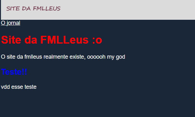 Imagem do antigo site da FMLLeus.