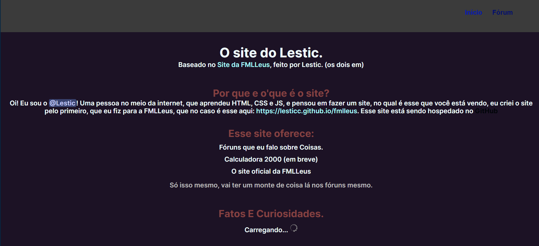 O site do Lestic.